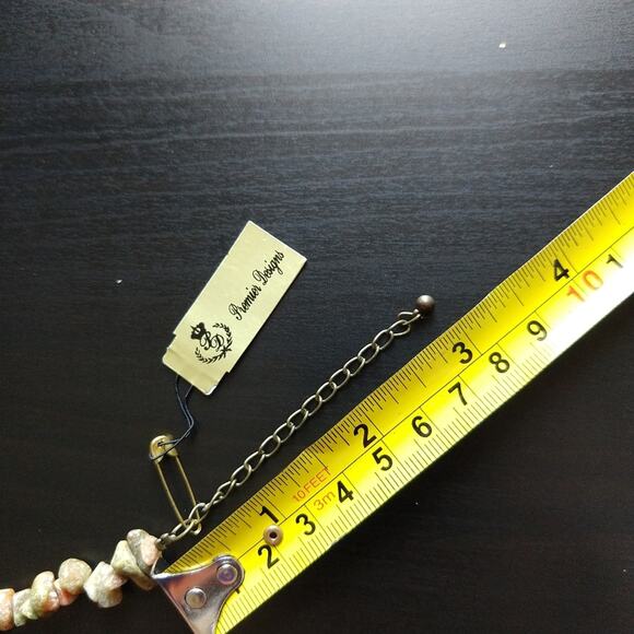 Premier Designs Spice It Up Natural Stones Necklace NWT Princess length - Picture 9 of 11